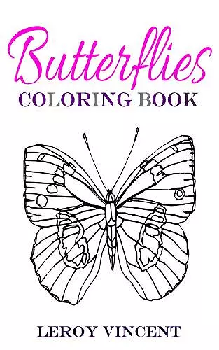 Butterflies Coloring Book cover