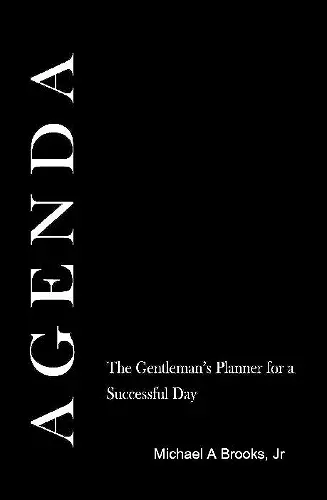 Agenda: the Gentlemen's Planner for a Successful Day (Black) cover