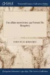 Une affaire mystérieuse cover