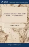 Annotations on the Book of Job, and the Psalms. ... by Thomas Fenton, cover