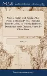 Odes of Pindar, With Several Other Pieces in Prose and Verse, Translated From the Greek. To Which is Prefixed A Dissertation on the Olympick Games. By Gilbert West, cover