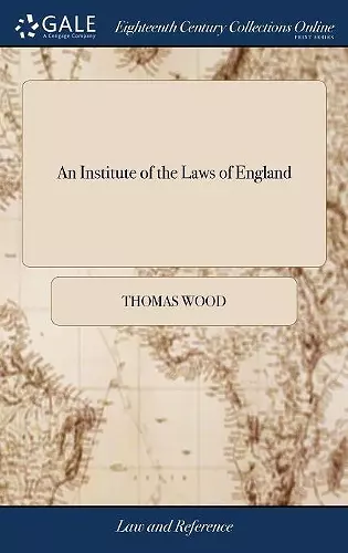 An Institute of the Laws of England cover