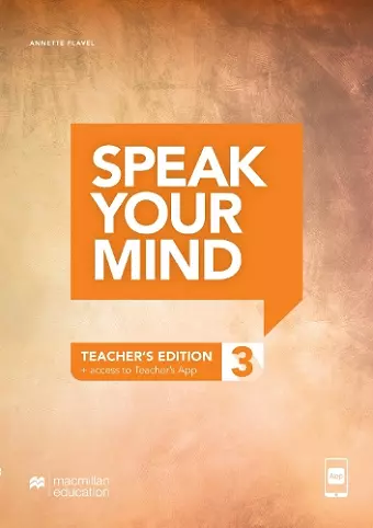 Speak Your Mind Level 3 Teacher's Edition + access to Teacher's App cover