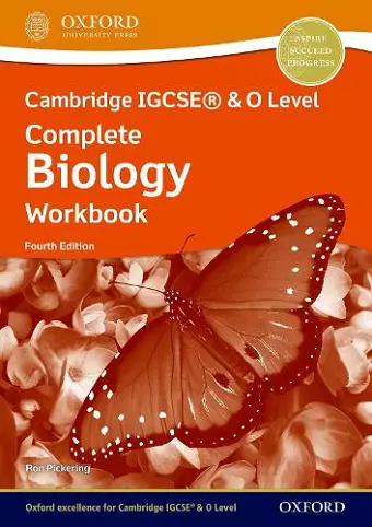 Cambridge IGCSE® & O Level Complete Biology: Workbook Fourth Edition cover