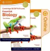 Cambridge IGCSE® & O Level Essential Biology: Print and Enhanced Online Student Book Pack Third Edition cover