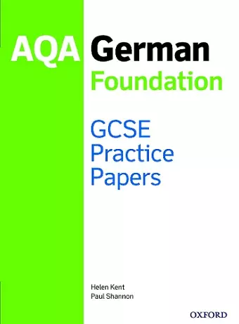 AQA GCSE German Foundation Practice Papers (2016 specification) cover