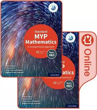 MYP Mathematics 4&5 Standard Print and Enhanced Online Course Book Pack cover