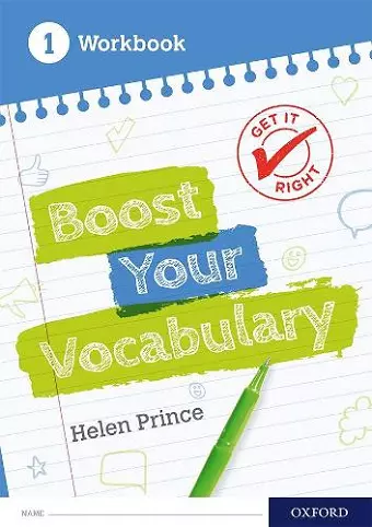 Get It Right: Boost Your Vocabulary Workbook 1 (Pack of 15) cover