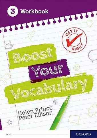 Get It Right: Boost Your Vocabulary Workbook 3 (Pack of 15) cover