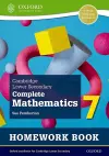 Cambridge Lower Secondary Complete Mathematics 7: Homework Book - Pack of 15 (Second Edition) cover