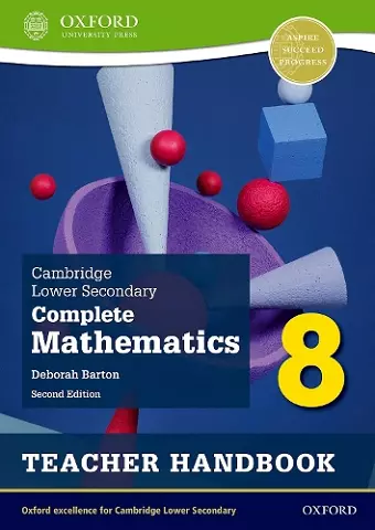 Cambridge Lower Secondary Complete Mathematics 8: Teacher Handbook (Second Edition) cover