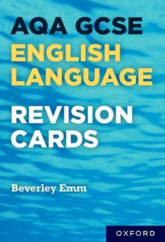 AQA GCSE English Language revision cards cover