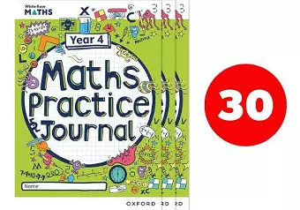 White Rose Maths Practice Journals Year 4 Workbooks: Pack of 30 cover