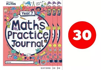 White Rose Maths Practice Journals Year 7 Workbooks: Pack of 30 cover