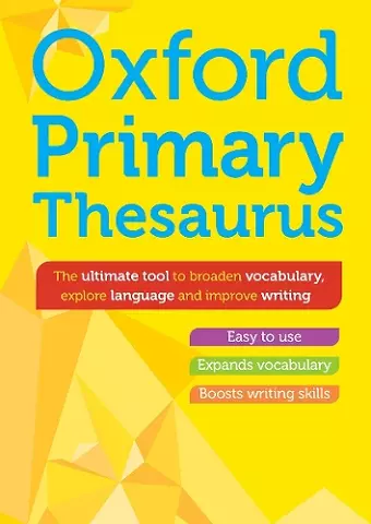 Oxford Primary Thesaurus cover