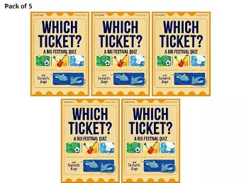 Read Write Inc. Fresh Start Readers: Book 3: Which Ticket? A Big Festival Quiz & Fantastic Rays - Pack of 5 cover