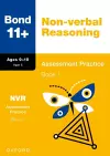 Bond 11+: Bond 11+ Non-verbal Reasoning Assessment Practice 9-10 Years Book 1 cover