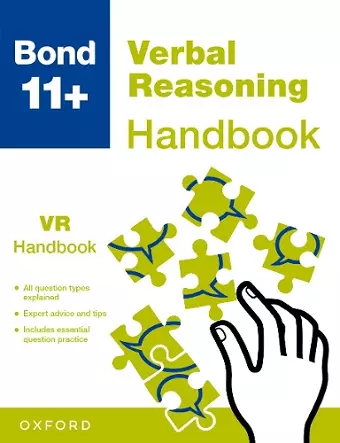 Bond 11+ Verbal Reasoning Handbook (for GL Assessment & other 11 plus exams) cover