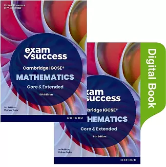 Cambridge IGCSE Mathematics: Exam Success Second Edition (Print & Digital Book) cover