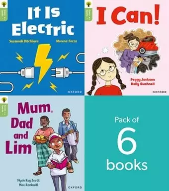 Oxford Reading Tree Green Sparks: level 1+ LEVEL 1+ PACK of 6 cover