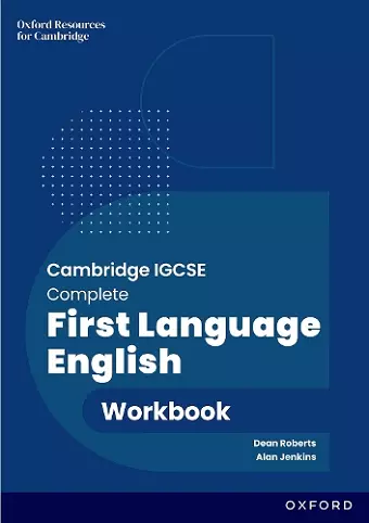 Cambridge IGCSE & O Level Complete First Language English: Workbook cover
