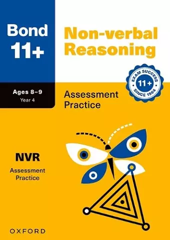Bond 11+ Non-verbal Reasoning Assessment Practice Age 8-9 cover