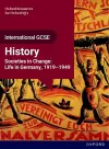 OxfordAQA International GCSE History (9245): Studies in Change: Life in Germany, 1919-1949 Student Book cover
