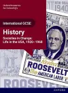 OxfordAQA International GCSE History (9245): Studies in Change: Life in the USA, 1920-1968 Student Book cover