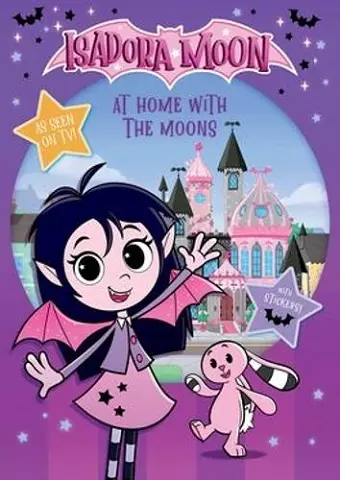 Isadora Moon: At Home with the Moons, packed with puzzles, colouring, drawing, and stickers (as seen on TV) cover