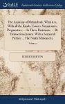 The Anatomy of Melancholy, What it is, With all the Kinds, Causes, Symptomes, Prognostics, ... In Three Partitions. ... By Democritus Junior. With a Satyricall Preface ... The Ninth Edition of 2; Volume 2 cover