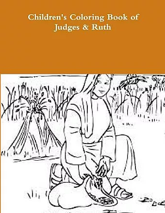children's Coloring Book of Judges & Ruth cover