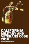 California Military and Veterans Code 2018 cover