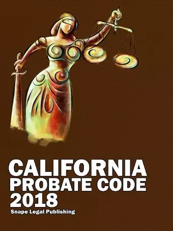 California Probate Code 2018 cover