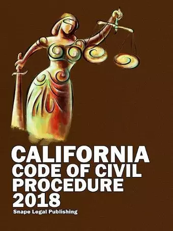 California Code of Civil Procedure 2018 cover