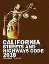 California Streets and Highways Code 2018 cover