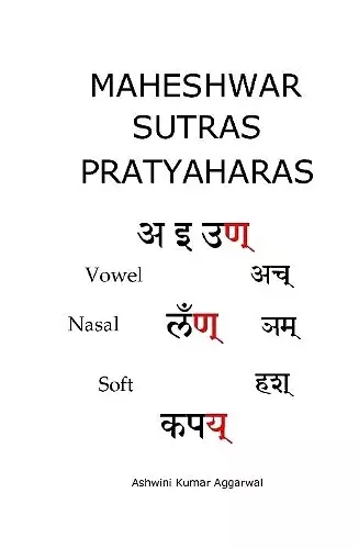 Maheshwar Sutras Pratyaharas cover