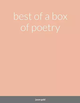 best of a box of poetry cover