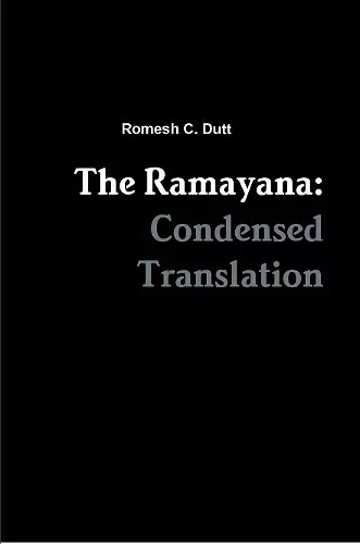 The Ramayana: Condensed Translation cover