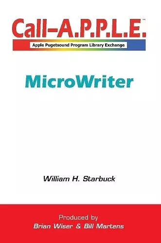 MicroWriter cover