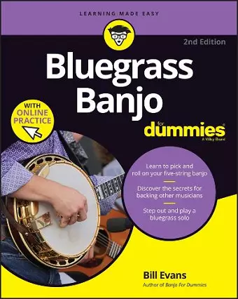 Bluegrass Banjo For Dummies cover