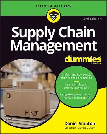 Supply Chain Management For Dummies cover