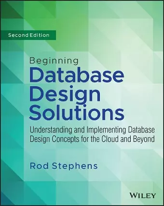 Beginning Database Design Solutions cover