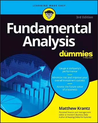 Fundamental Analysis For Dummies cover
