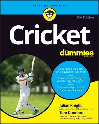 Cricket For Dummies cover