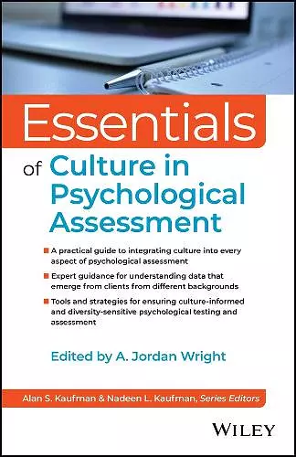 Essentials of Culture in Psychological Assessment cover