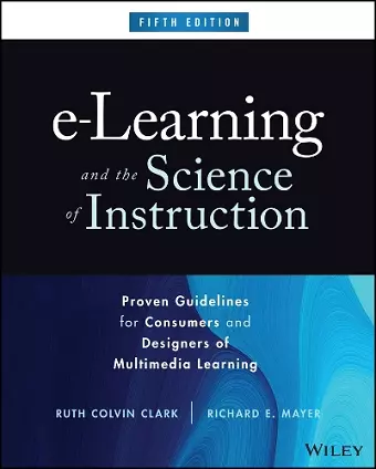 e-Learning and the Science of Instruction cover