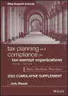 Tax Planning and Compliance for Tax-Exempt Organizations, 2023 Cumulative Supplement cover