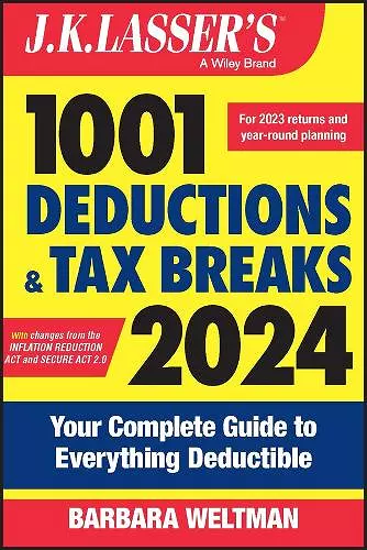 J.K. Lasser's 1001 Deductions and Tax Breaks 2024 cover