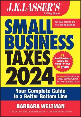 J.K. Lasser's Small Business Taxes 2024 cover