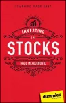 Investing in Stocks For Dummies cover